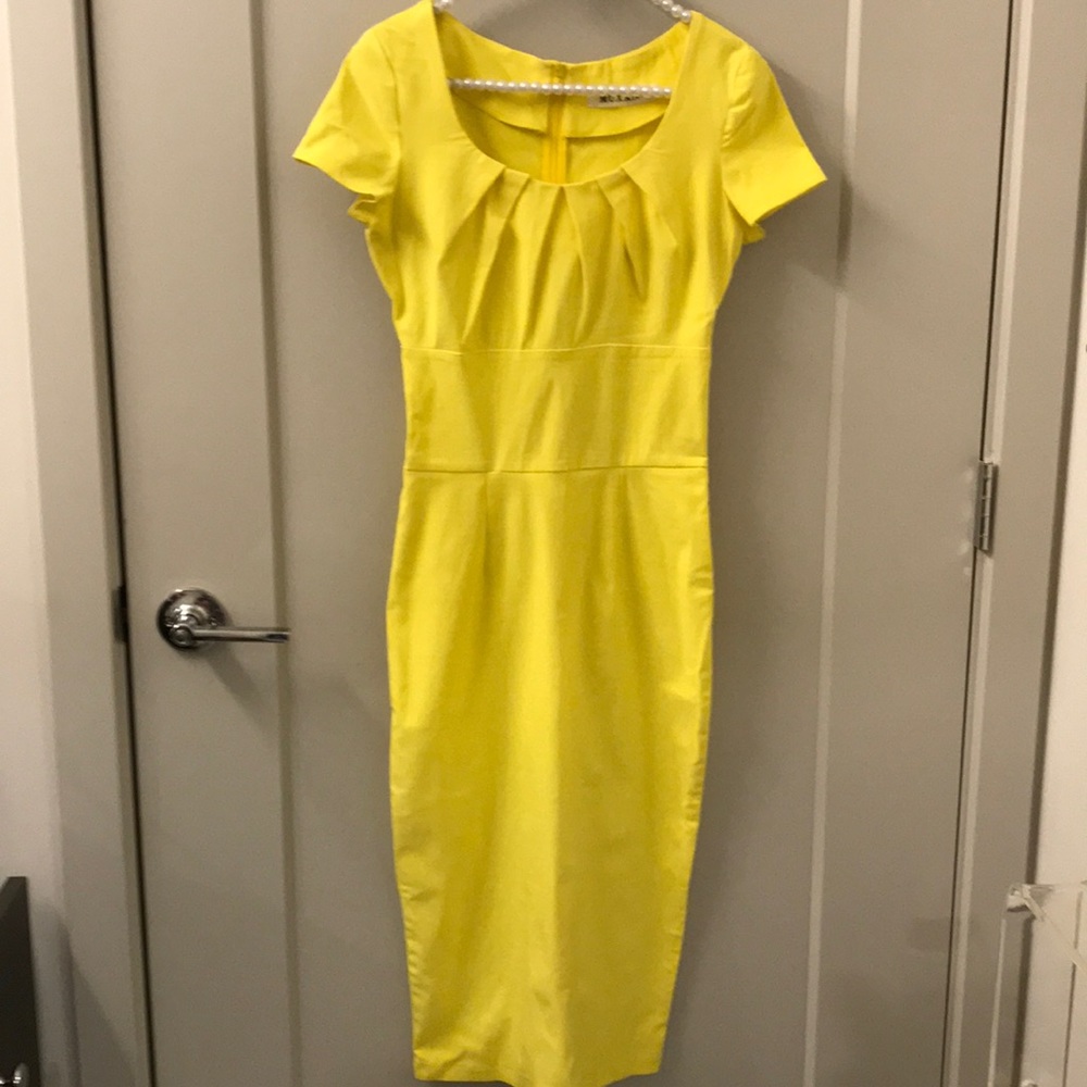 Sunshine yellow dress